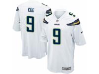 Men Nike Los Angeles Chargers #9 Younghoe Koo Game White NFL Jersey