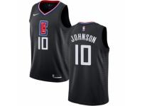 Men Nike Los Angeles Clippers #10 Brice Johnson  Black Alternate NBA Jersey Statement Edition