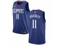 Men Nike Los Angeles Clippers #11 Avery Bradley  Blue Road NBA Jersey - Icon Edition