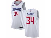 Men Nike Los Angeles Clippers #34 Tobias Harris White NBA Jersey - Association Edition