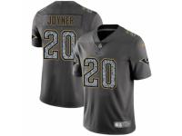 Men Nike Los Angeles Rams #20 Lamarcus Joyner Gray Static Vapor Untouchable Game NFL Jersey