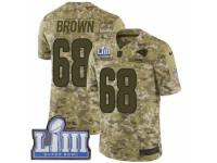 Men Nike Los Angeles Rams #68 Jamon Brown Limited Camo 2018 Salute to Service Super Bowl LIII Bound NFL Jersey