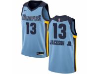 Men Nike Memphis Grizzlies #13 Jaren Jackson Jr. Light Blue NBA Jersey Statement Edition