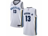 Men Nike Memphis Grizzlies #13 Jaren Jackson Jr. White NBA Jersey - Association Edition