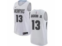 Men Nike Memphis Grizzlies #13 Jaren Jackson Jr. White NBA Jersey - City Edition