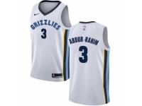 Men Nike Memphis Grizzlies #3 Shareef Abdur-Rahim White NBA Jersey - Association Edition