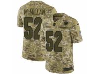 Men Nike Miami Dolphins #52 Raekwon McMillan Limited Camo 2018 Salute to Service NFL Jersey