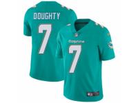Men Nike Miami Dolphins #7 Brandon Doughty Aqua Green Team Color Vapor Untouchable Limited Player NFL Jersey