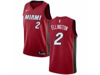 Men Nike Miami Heat #2 Wayne Ellington Red NBA Jersey Statement Edition
