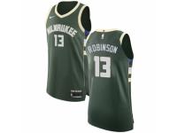 Men Nike Milwaukee Bucks #13 Glenn Robinson Green Road NBA Jersey - Icon Edition