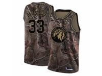 Men Nike Minnesota Timberwolves #33 Keita Bates-Diop Swingman Camo Realtree Collection NBA Jersey