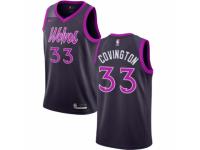 Men Nike Minnesota Timberwolves #33 Robert Covington Purple NBA Jersey - City Edition