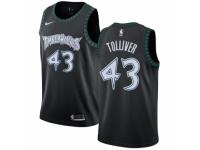 Men Nike Minnesota Timberwolves #43 Anthony Tolliver Black Hardwood Classics Jersey