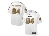 Men Nike Minnesota Vikings #84 Cordarrelle Patterson White-Gold Game Jersey