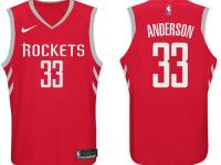 Men Nike NBA Houston Rockets #33 Ryan Anderson Jersey 2017-18 New Season Red Jersey