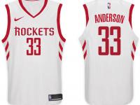 Men Nike NBA Houston Rockets #33 Ryan Anderson Jersey 2017-18 New Season White Jersey