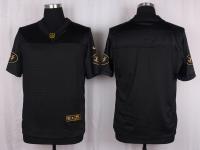 Men Nike New York Jets Custom Pro Line Black Gold Collection Jersey