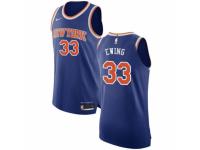 Men Nike New York Knicks #33 Patrick Ewing Royal Blue NBA Jersey - Icon Edition