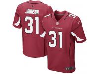 Men Nike NFL Arizona Cardinals #31 David Johnson Authentic Elite Home Red Jersey