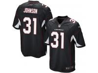 Men Nike NFL Arizona Cardinals #31 David Johnson Black Game Jersey