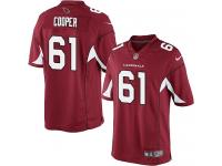 Men Nike NFL Arizona Cardinals #61 Jonathan Cooper Home Red Limited Jersey