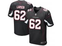 Men Nike NFL Arizona Cardinals #71 Ted Larsen Authentic Elite Black Jersey