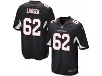 Men Nike NFL Arizona Cardinals #71 Ted Larsen Black Game Jersey