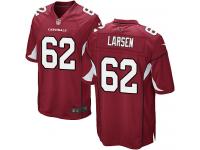 Men Nike NFL Arizona Cardinals #71 Ted Larsen Home Red Game Jersey