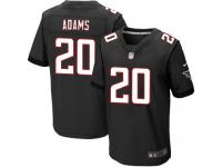 Men Nike NFL Atlanta Falcons #20 Phillip Adams Authentic Elite Black Jersey