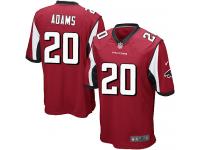 Men Nike NFL Atlanta Falcons #20 Phillip Adams Home Red Game Jersey