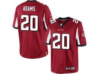 Men Nike NFL Atlanta Falcons #20 Phillip Adams Home Red Limited Jersey