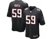 Men Nike NFL Atlanta Falcons #59 Joplo Bartu Black Game Jersey