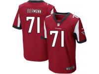 Men Nike NFL Atlanta Falcons #71 Kroy Biermann Authentic Elite Home Red Jersey