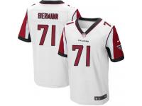 Men Nike NFL Atlanta Falcons #71 Kroy Biermann Authentic Elite Road White Jersey