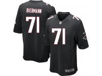 Men Nike NFL Atlanta Falcons #71 Kroy Biermann Black Game Jersey