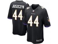 Men Nike NFL Baltimore Ravens #44 Kyle Juszczyk Black Game Jersey