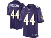 Men Nike NFL Baltimore Ravens #44 Kyle Juszczyk Home Purple Limited Jersey
