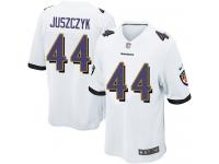 Men Nike NFL Baltimore Ravens #44 Kyle Juszczyk Road White Game Jersey