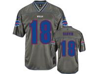 Men Nike NFL Buffalo Bills #18 Percy Harvin Grey Vapor Limited Jersey