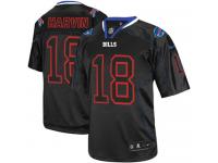 Men Nike NFL Buffalo Bills #18 Percy Harvin Lights Out Black Limited Jersey