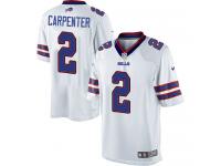 Men Nike NFL Buffalo Bills #2 Dan Carpenter Road White Limited Jersey