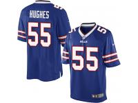 Men Nike NFL Buffalo Bills #55 Jerry Hughes Home Royal Blue Limited Jersey