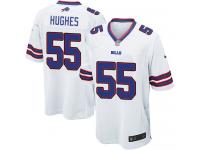 Men Nike NFL Buffalo Bills #55 Jerry Hughes Road White Game Jersey