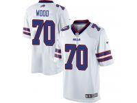 Men Nike NFL Buffalo Bills #70 Eric Wood Road White Limited Jersey