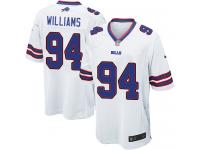 Men Nike NFL Buffalo Bills #94 Mario Williams Road White Game Jersey