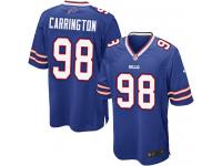 Men Nike NFL Buffalo Bills #98 Alex Carrington Home Royal Blue Game Jersey