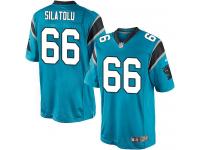Men Nike NFL Carolina Panthers #66 Amini Silatolu Blue Limited Jersey