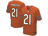 Men Nike NFL Chicago Bears #21 Tracy Porter Authentic Elite Orange Jersey