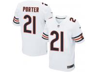 Men Nike NFL Chicago Bears #21 Tracy Porter Authentic Elite Road White Jersey