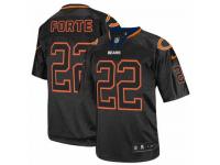 Men Nike NFL Chicago Bears #22 Matt Forte Lights Out Black Limited Jersey